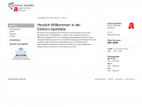 einhorn-apotheke-mannheim.de Webseite Vorschau