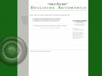 englische-automobile.com Webseite Vorschau