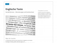 englische-texte.de Webseite Vorschau