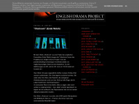 englishdramaproject.blogspot.com Webseite Vorschau