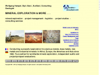 exploration-consultant.com Webseite Vorschau