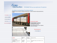 euro-distribution.de Webseite Vorschau