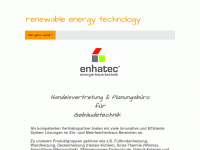 enhatec.com Webseite Vorschau