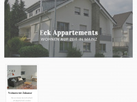 eck-appartements.de Webseite Vorschau