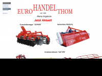 euro-landtechnik-thom.de Webseite Vorschau
