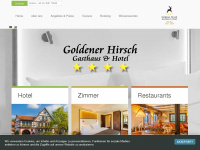 goldener-hirsch-suhl.de Webseite Vorschau