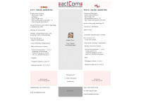 actcom.de Webseite Vorschau