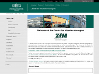 zfm.tu-chemnitz.de Webseite Vorschau