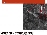 sternburg-bier.de Webseite Vorschau