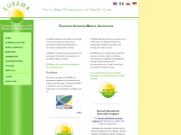 ayurveda-association.eu Webseite Vorschau