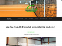 sportpark-crimmitschau.de Webseite Vorschau