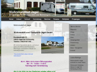 wohnmobilhof-jagel.de Webseite Vorschau