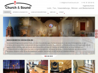 church-and-sound.com Webseite Vorschau