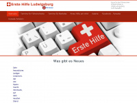 erste-hilfe-ludwigsburg.com Webseite Vorschau