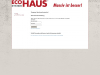 eco-haus-loging.de Webseite Vorschau