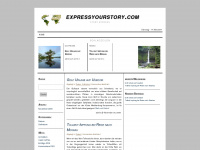 expressyourstory.com Webseite Vorschau