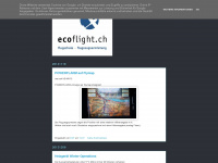 ecoflight.blogspot.com Webseite Vorschau