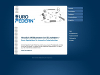 eurofedern.de Webseite Vorschau