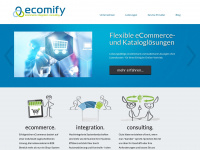 ecomify.de Webseite Vorschau