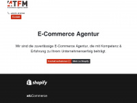 ecommerce-agentur.net Webseite Vorschau