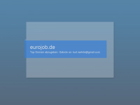 eurojob.de Webseite Vorschau