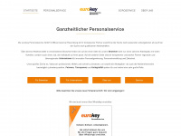 eurokey-personalservice.de Webseite Vorschau