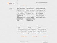 ecomsult.de Webseite Vorschau
