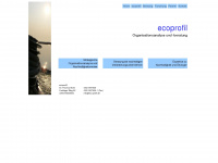 ecoprofil.de Webseite Vorschau
