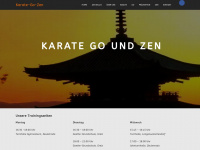 karate-go-zen.de Webseite Vorschau