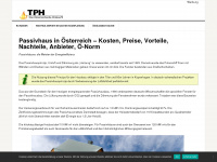 tiroler-passivhaus.at Webseite Vorschau