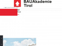 tirol.bauakademie.at Webseite Vorschau