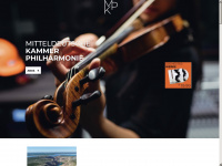 mitteldeutsche-kammerphilharmonie.de Webseite Vorschau