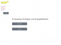 ecos-energy.de Webseite Vorschau