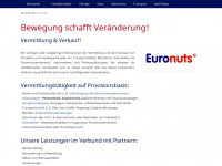 euronuts.de Webseite Vorschau