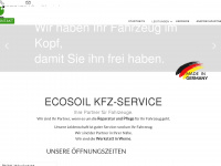ecosoil-kfz-service.de Webseite Vorschau