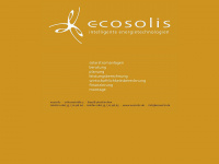 ecosolis.de Webseite Vorschau