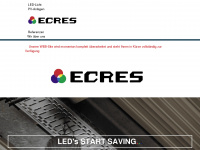 ecres.de Webseite Vorschau