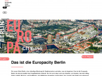 europacity-berlin.de Webseite Vorschau