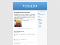 ecsma.wordpress.com Webseite Vorschau