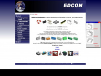 edcon-components.com Webseite Vorschau