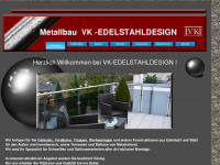 edehlstahldesign.de Webseite Vorschau