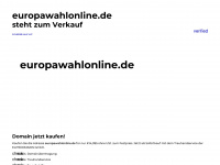 europawahlonline.de Webseite Vorschau