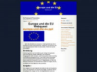 europawebquest.wordpress.com Webseite Vorschau