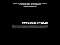 europe-invest.de Webseite Vorschau