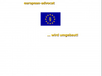 european-advocat.de Webseite Vorschau
