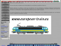 european-train.eu Webseite Vorschau