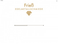 edelmetallschmiede-friess.com Webseite Vorschau
