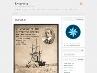 antarktis.ch Webseite Vorschau