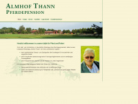 almhof-thann.de Webseite Vorschau