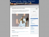 eurovisionlive.wordpress.com Webseite Vorschau